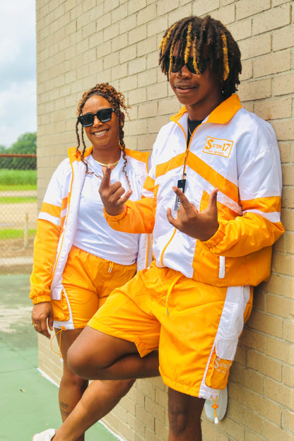 Mustard Windbreaker Set