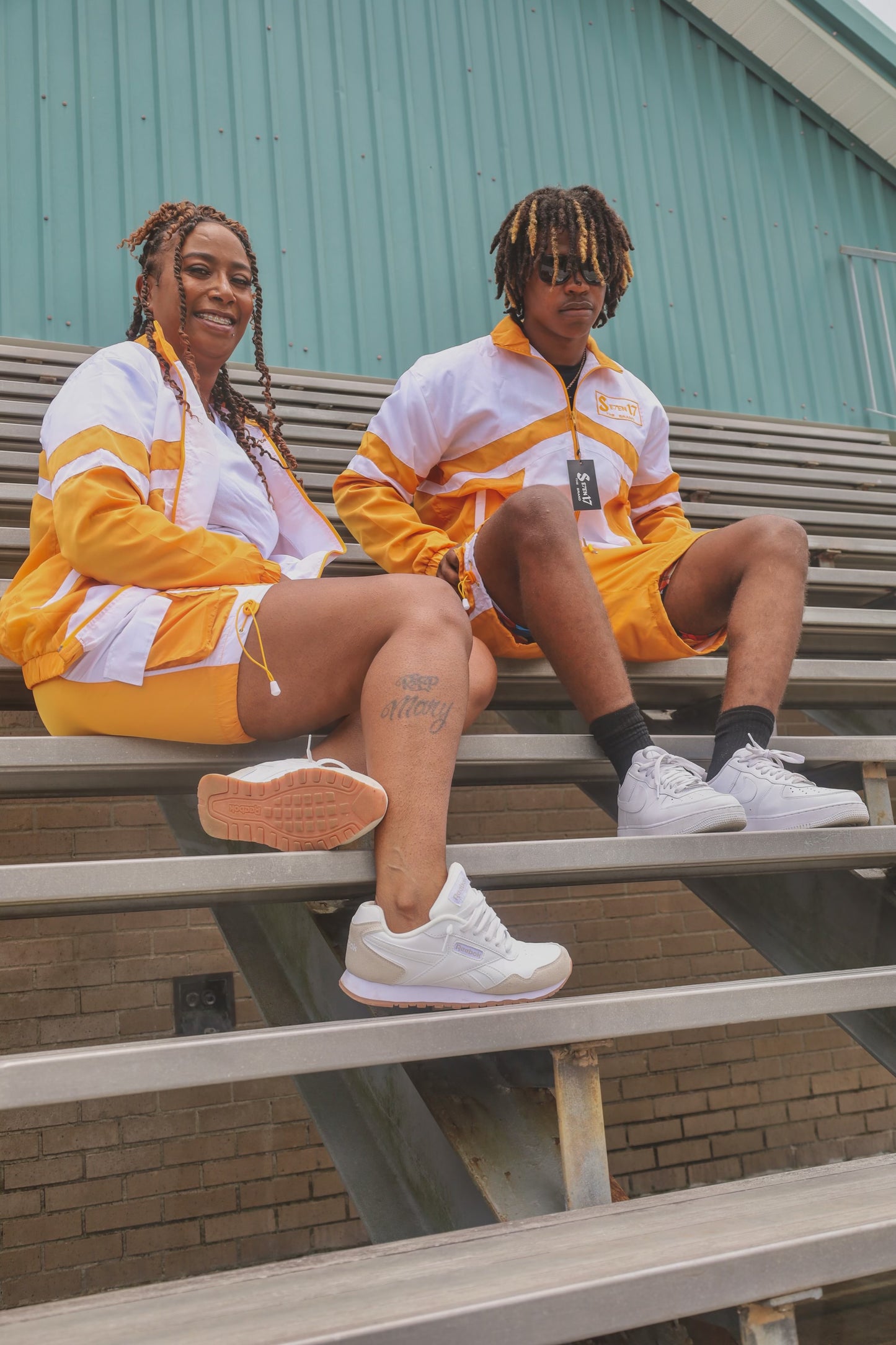 Mustard Windbreaker Set