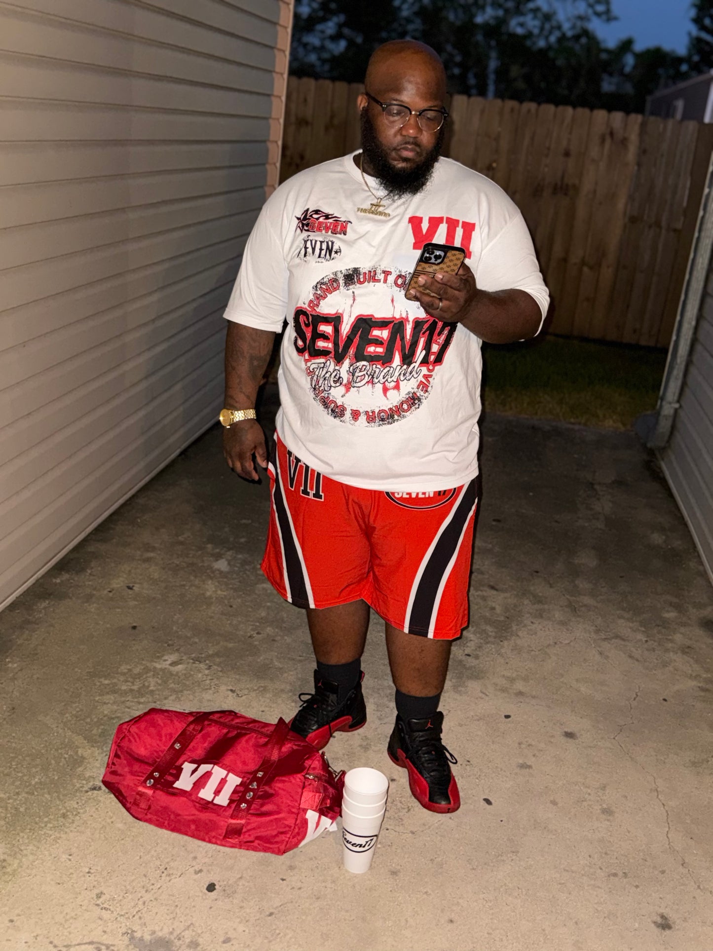 White 717 exclusive members Tee