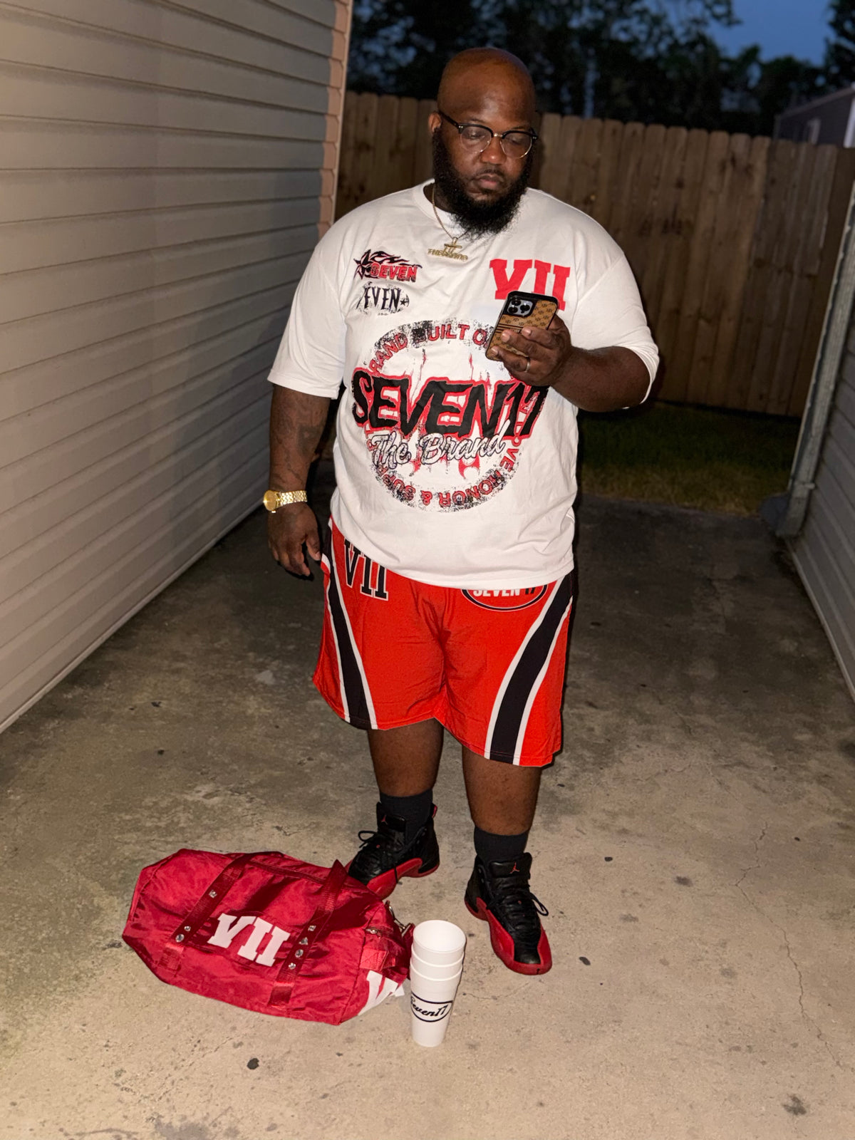 White 717 exclusive members Tee