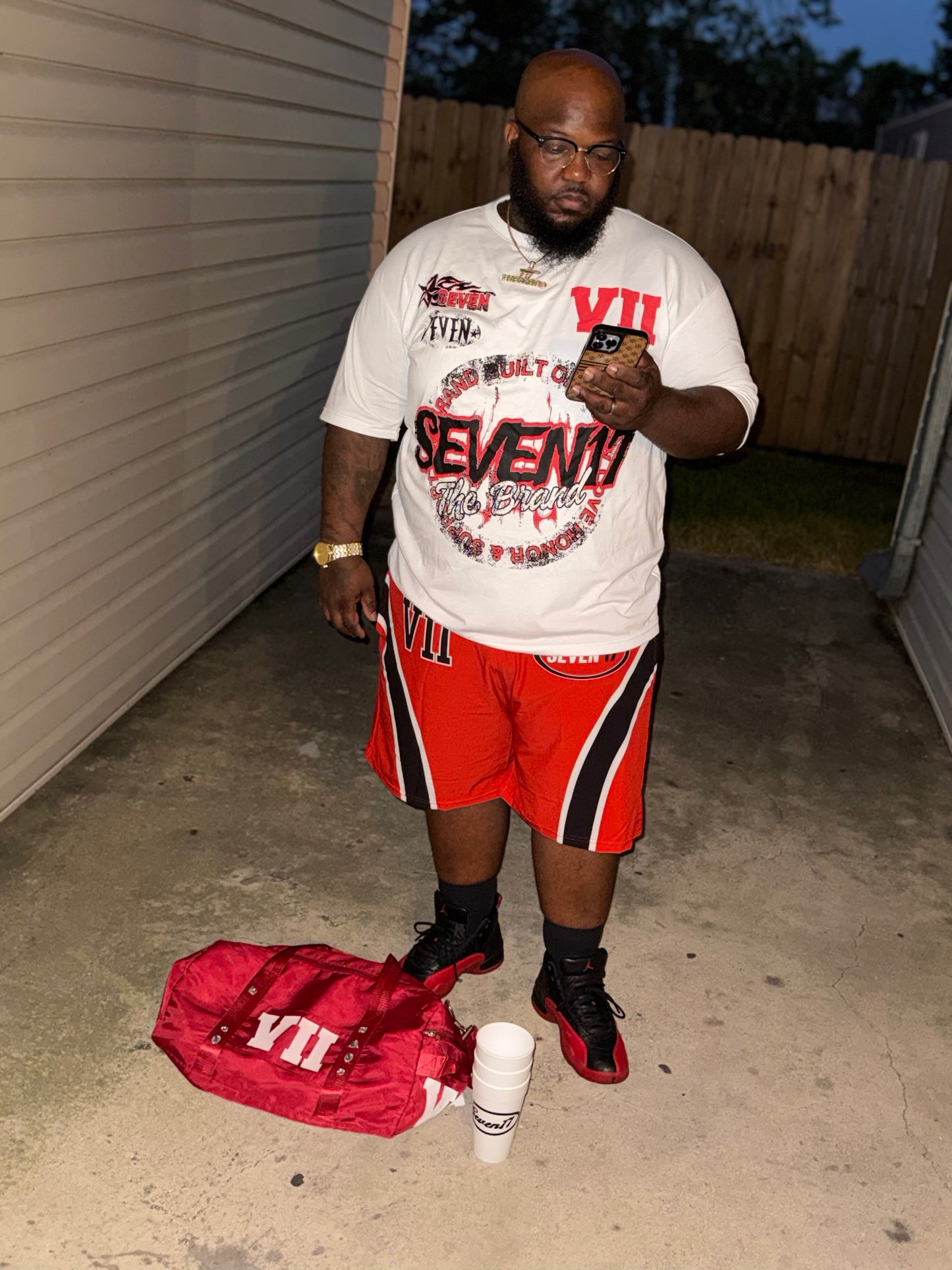 White 717 exclusive members Tee