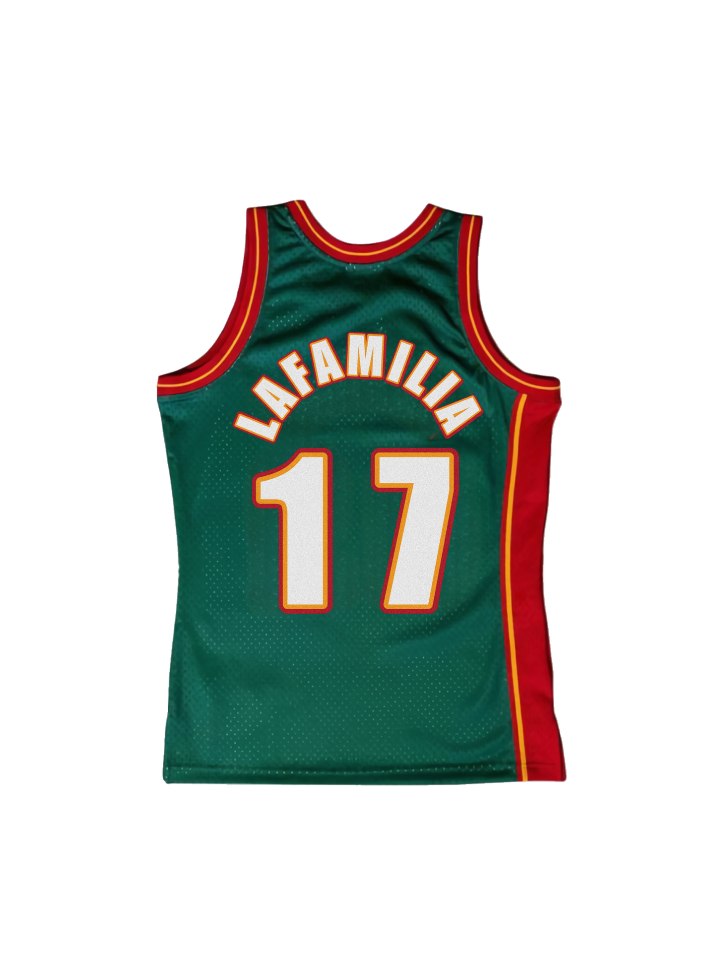 717 SuperSonics theme basketball jersey