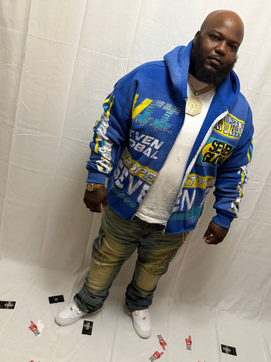 717 Signature Blue hoodie