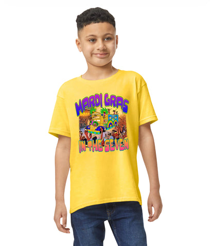 Kids Mardi Gras in the seven Tee