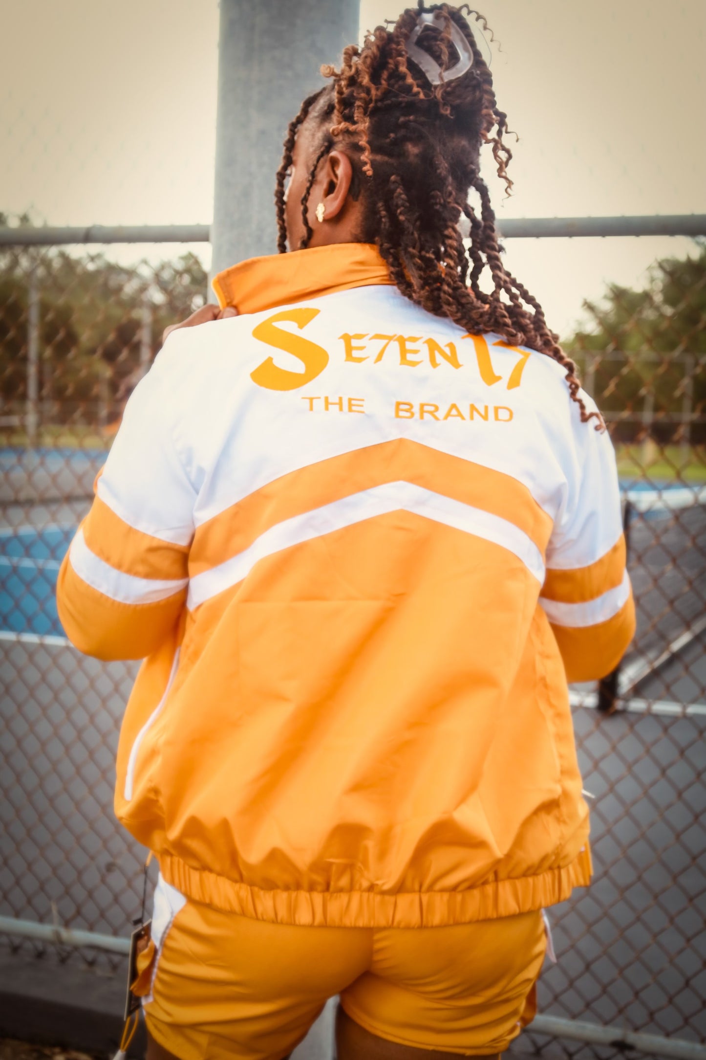 Mustard Windbreaker Set