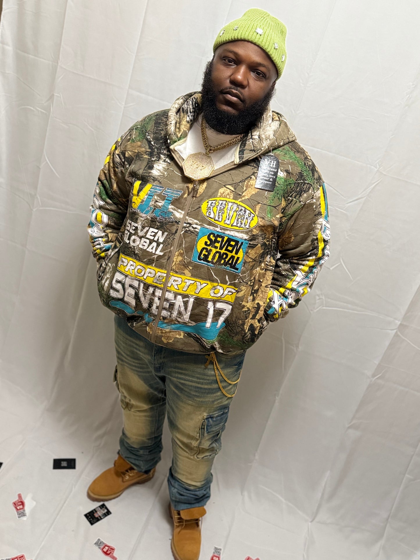 717 signature camo hoodie