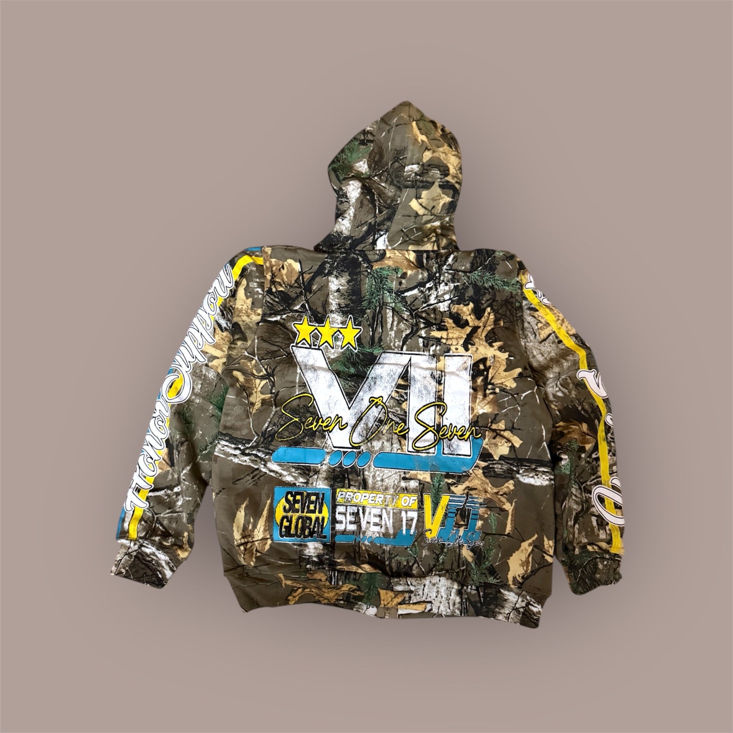 717 signature camo hoodie