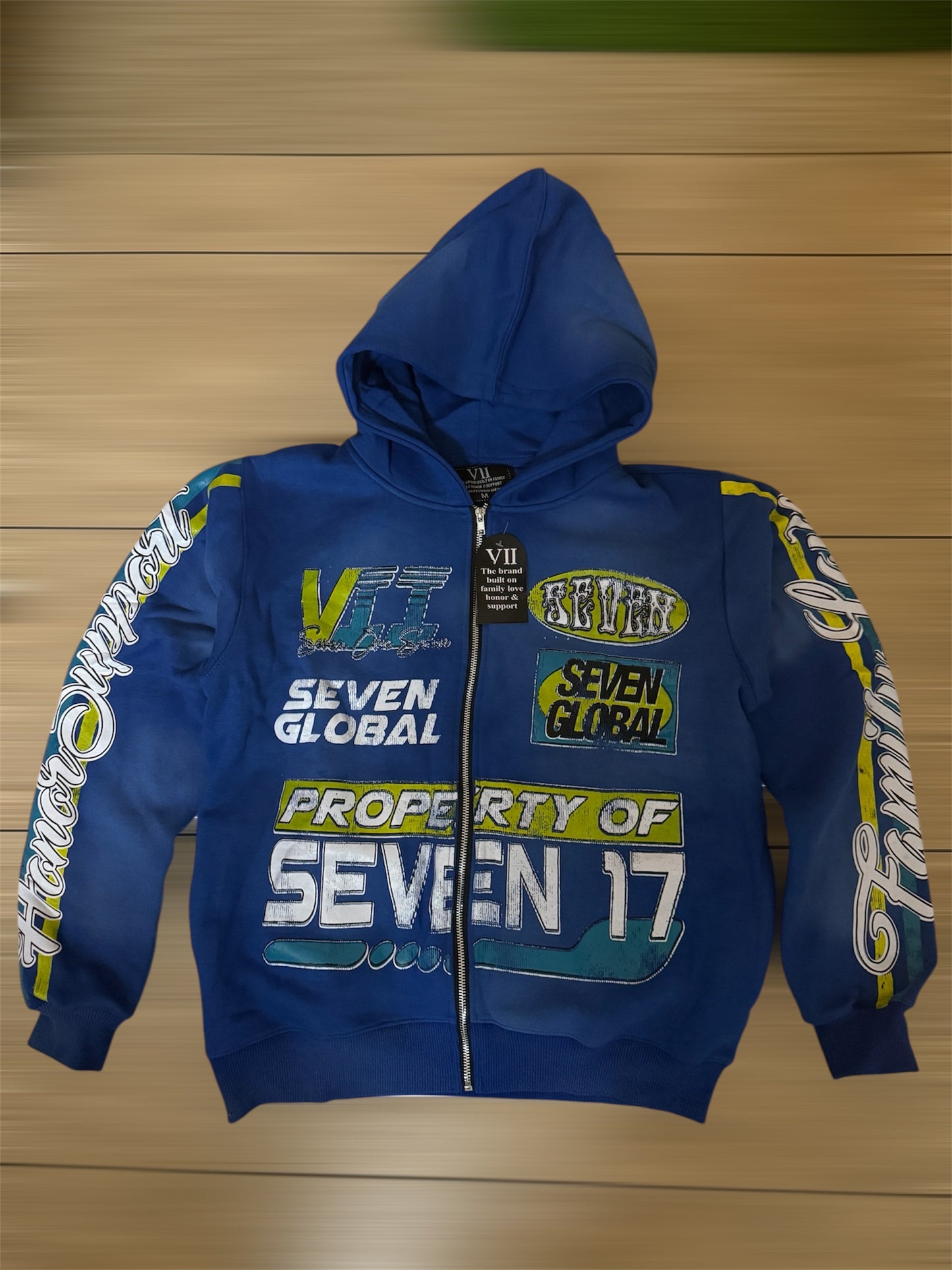 717 Signature Blue hoodie