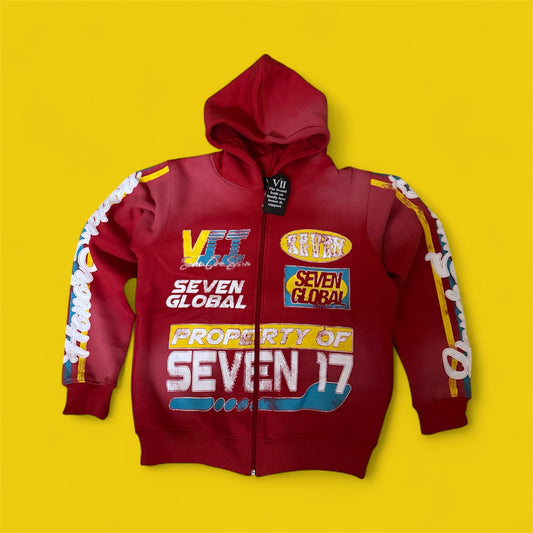 717 Signature Red Hoodie