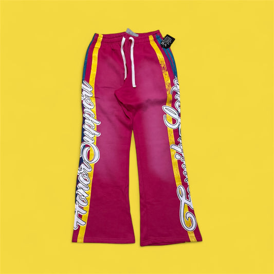 717 signature pink joggers