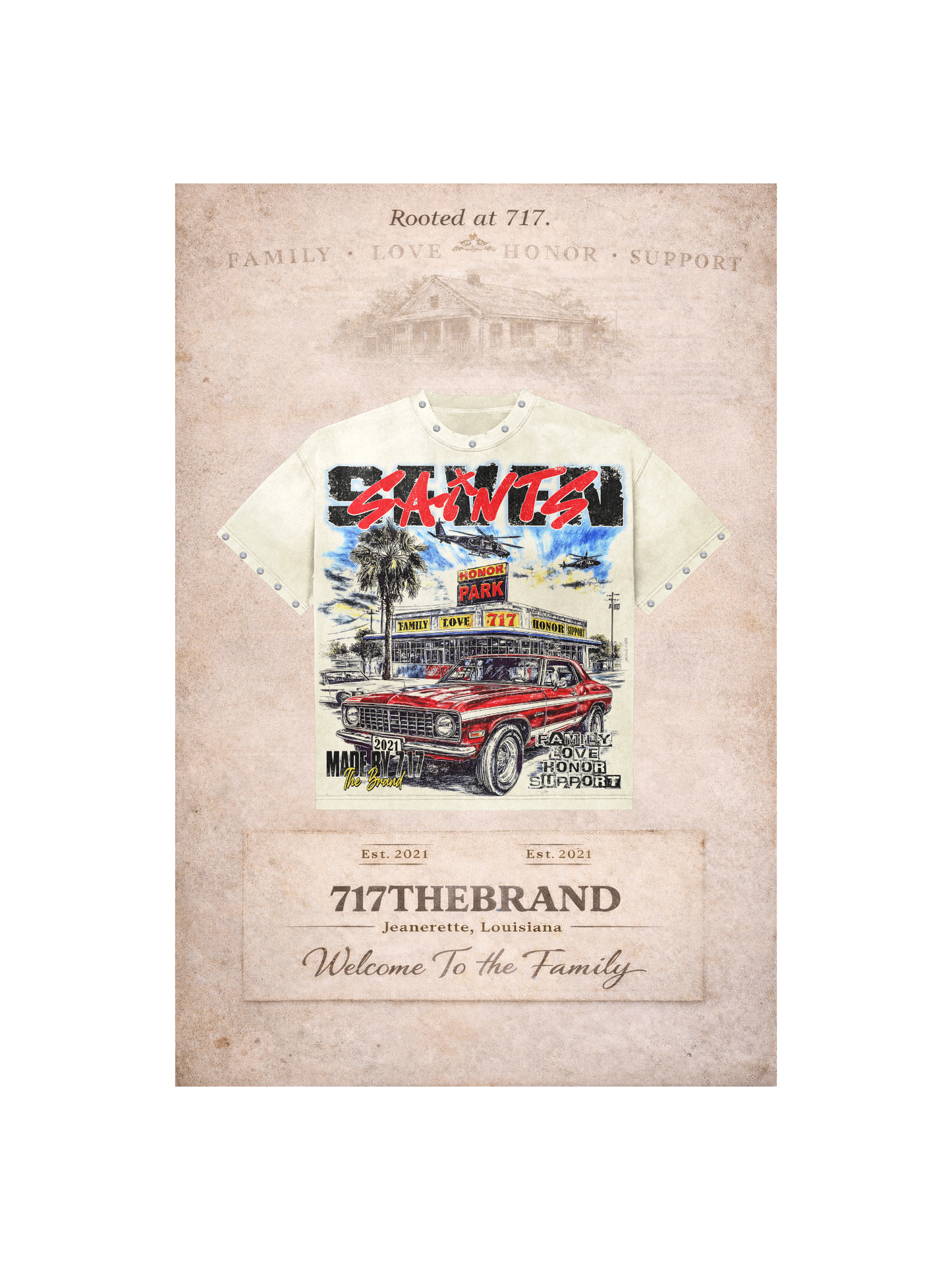 “717 Heritage Ride Tee”
