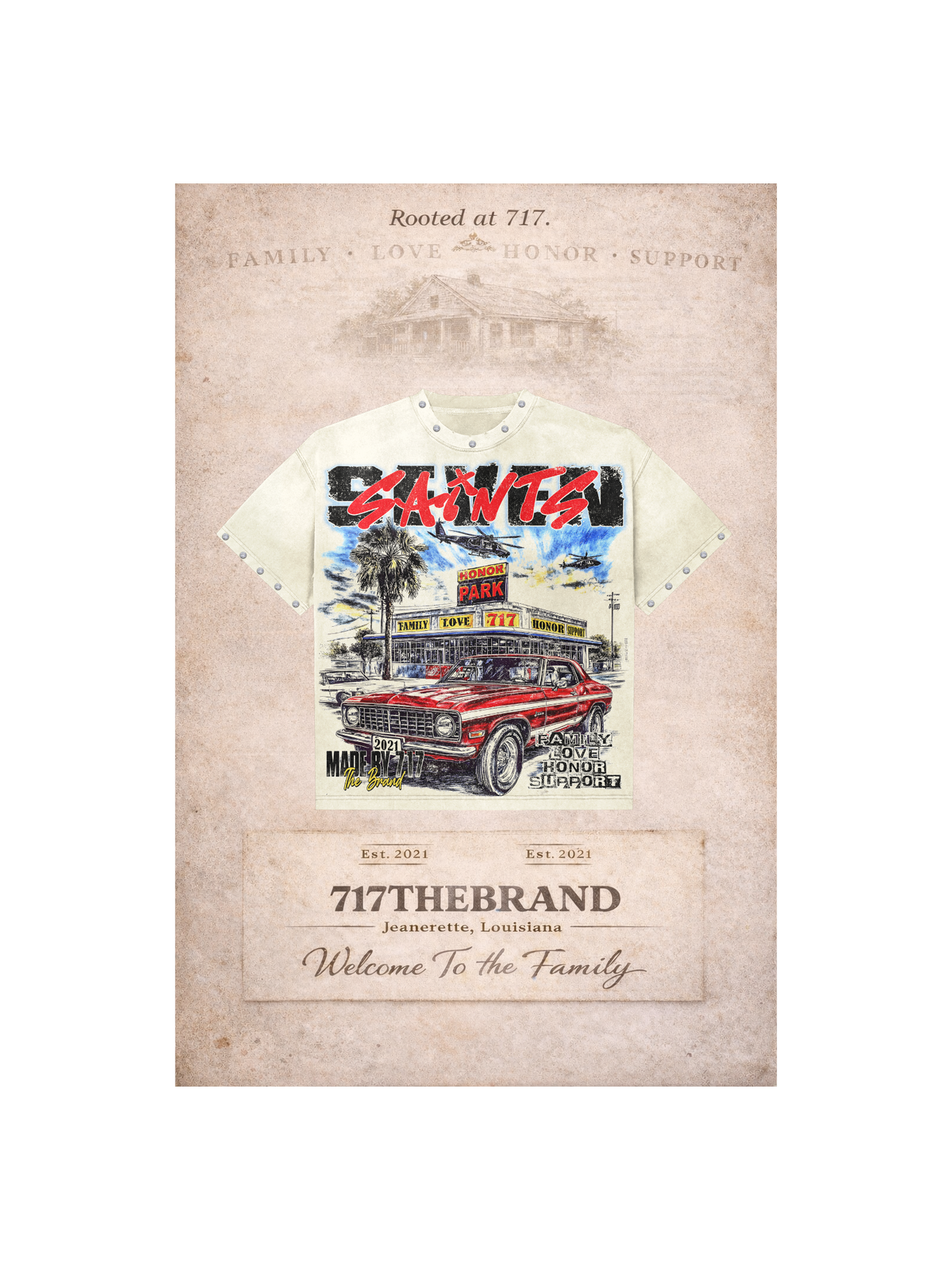 “717 Heritage Ride Tee”